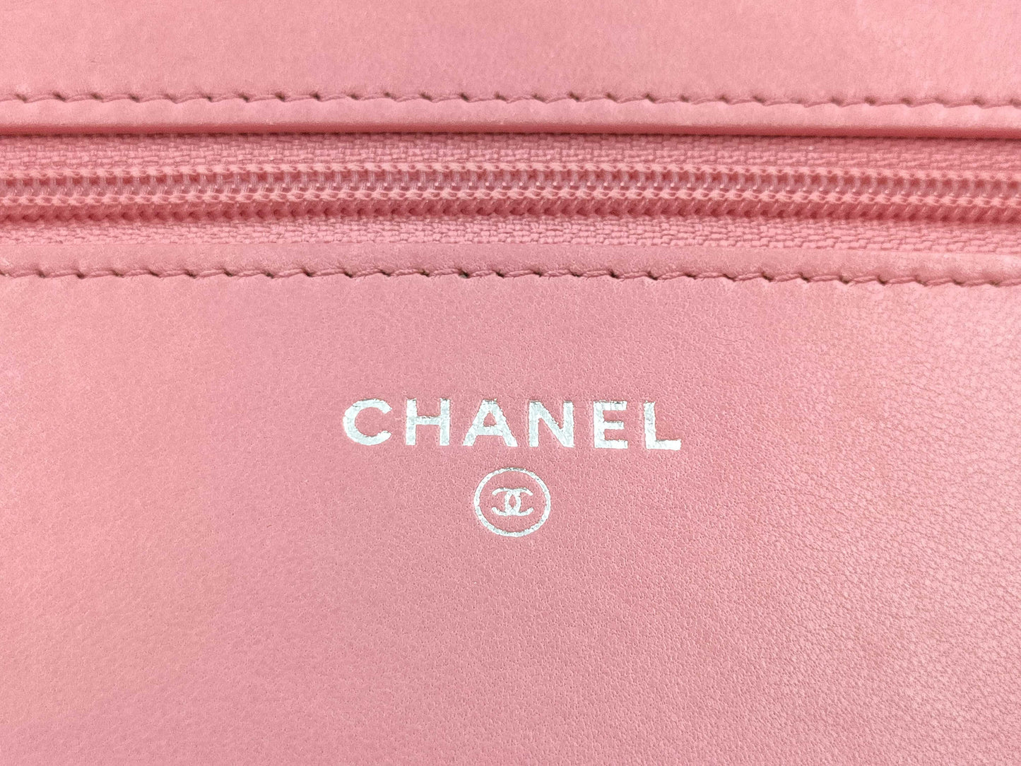 CHANEL Matelasse Chain Wallet A33814 Lambskin Pink 22 Series Shoulder Bag