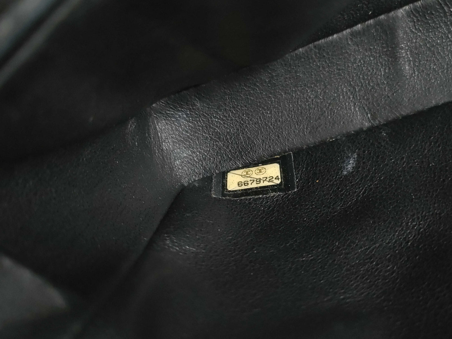 CHANEL CHANEL Chocobar Shoulder Bag A15316 Patent Leather and Lambskin Two-Tone Shoulder Bag No. 6
