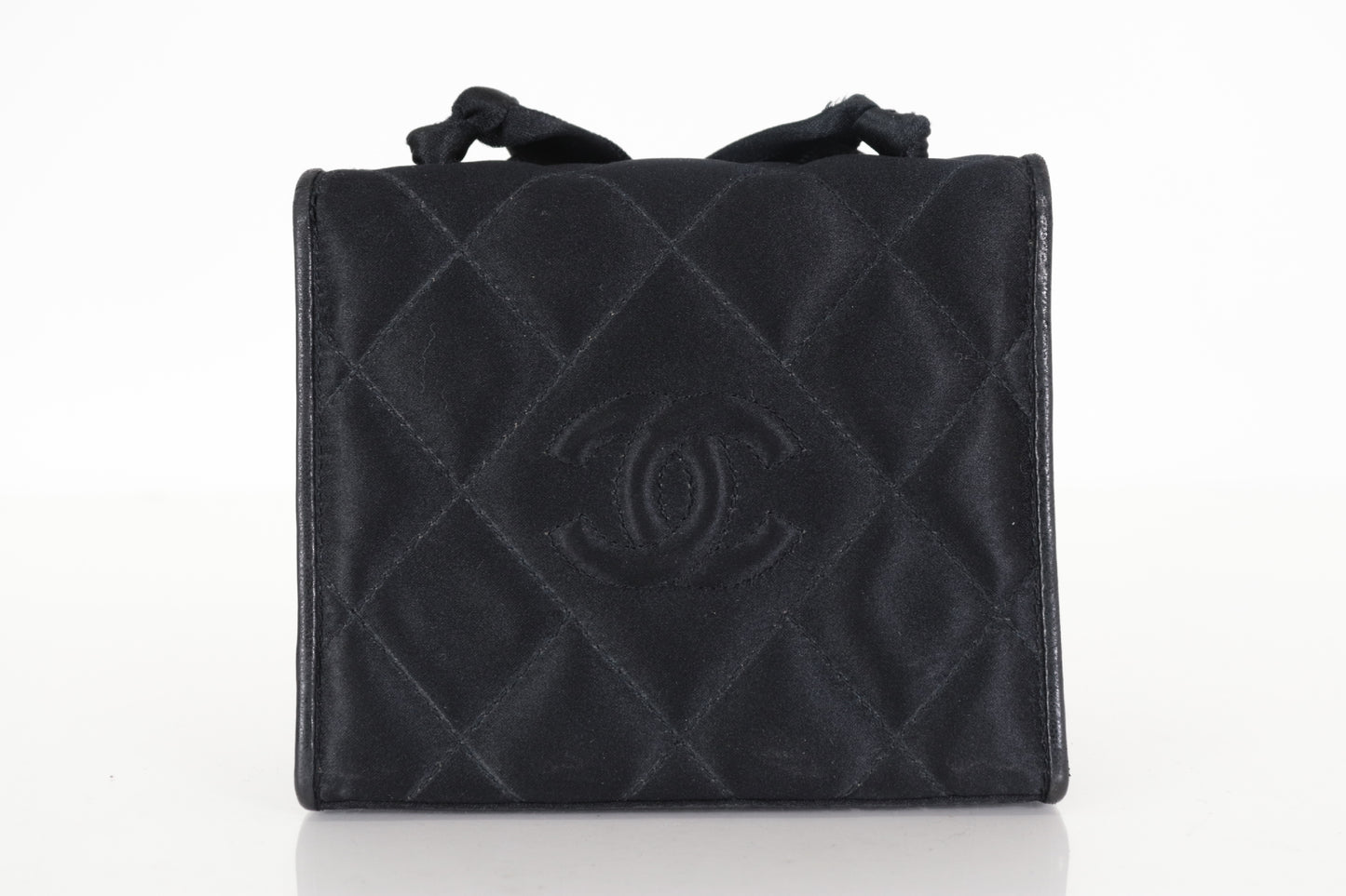 CHANEL Satin Ribbon Matelasse Mini Shoulder Bag, No. 4