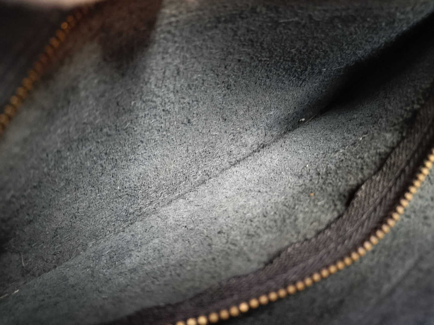 COACH Old Leather 2-Way Handbag Dark Green