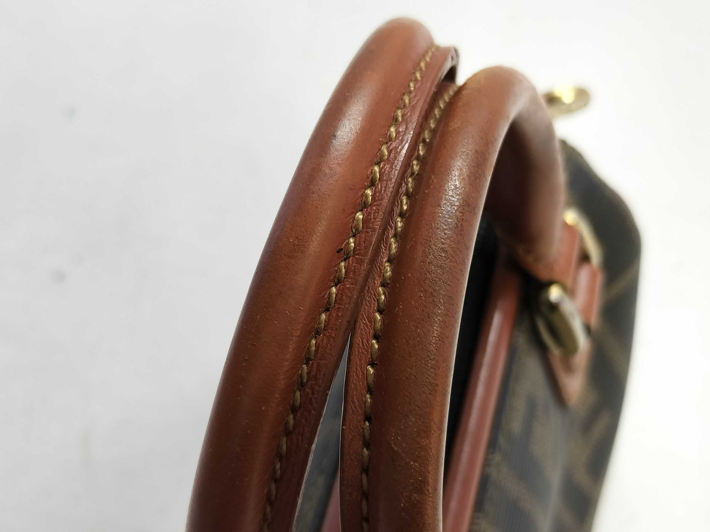 FENDI Zucca pattern mini Boston bag Zucca mini bag bag