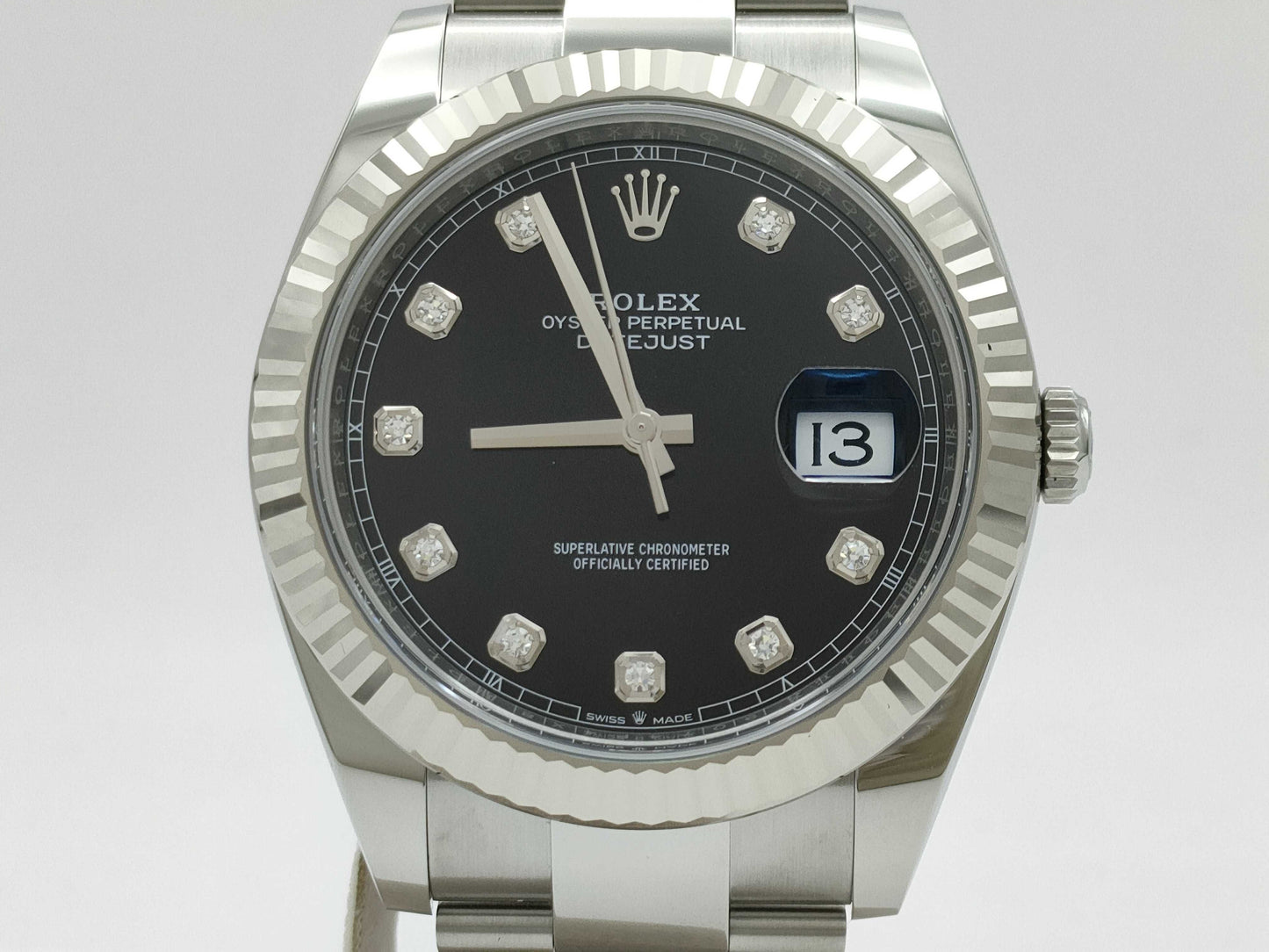 ROLEX Datejust 126334G 9074P4X8 Black Dial Men's Watch