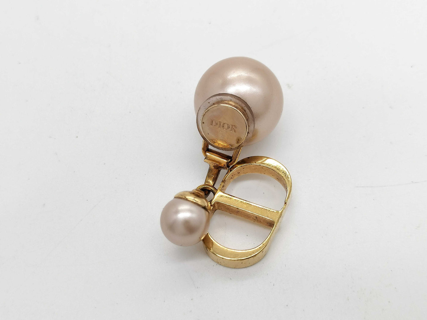 Dior Pearl Pink Gold Earrings