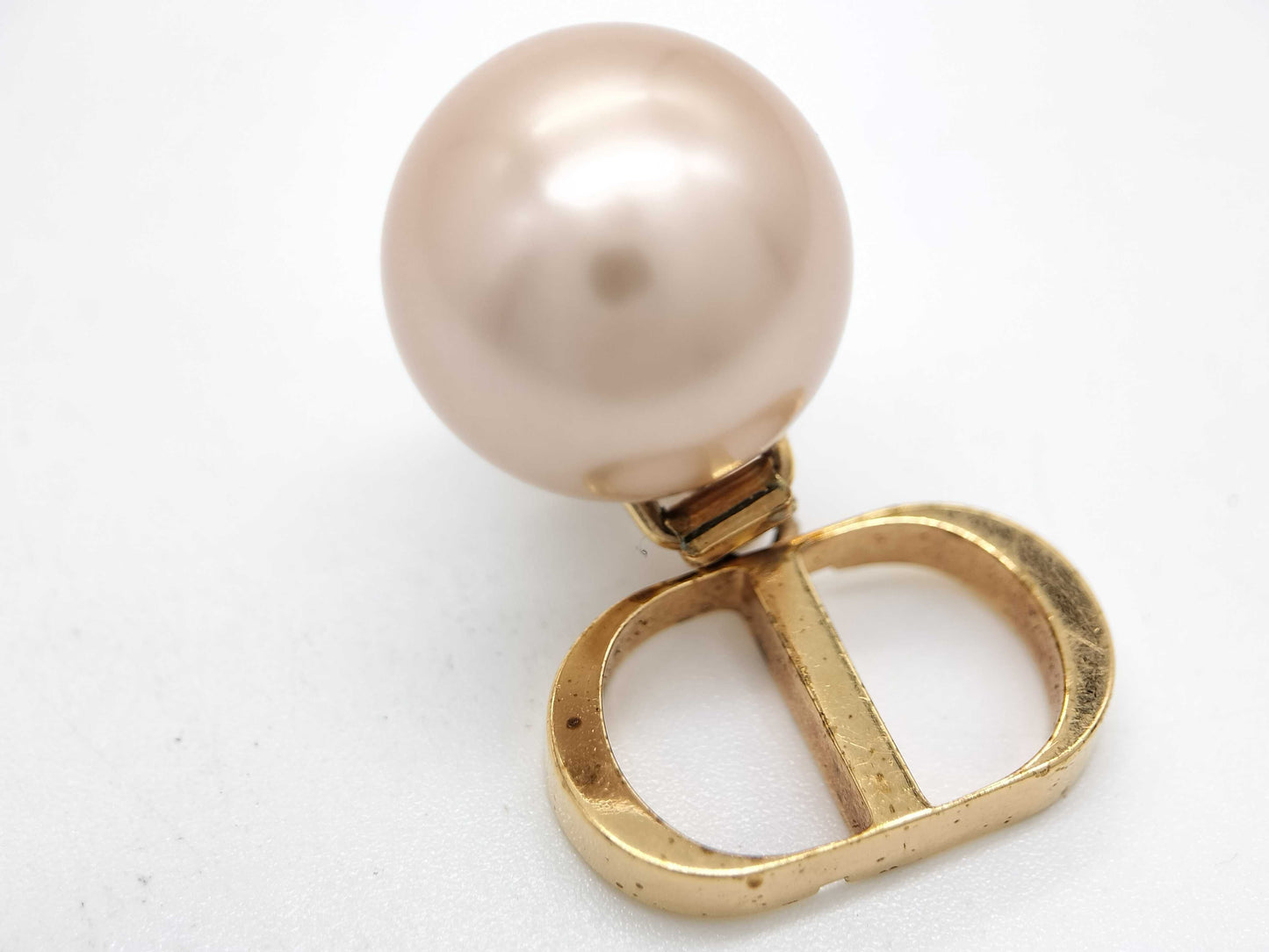 Dior Pearl Pink Gold Earrings