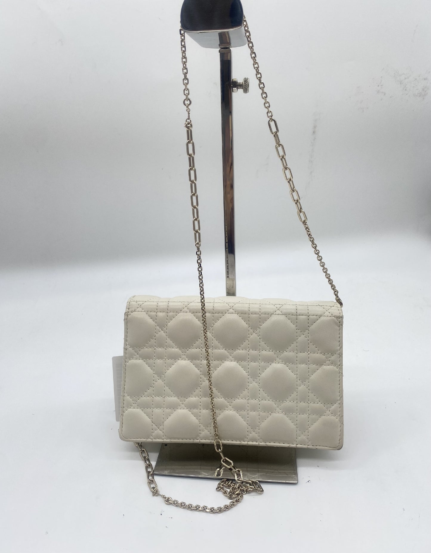 Dior Christian Dior Cannage Everyday Leather Chain Wallet Shoulder Bag