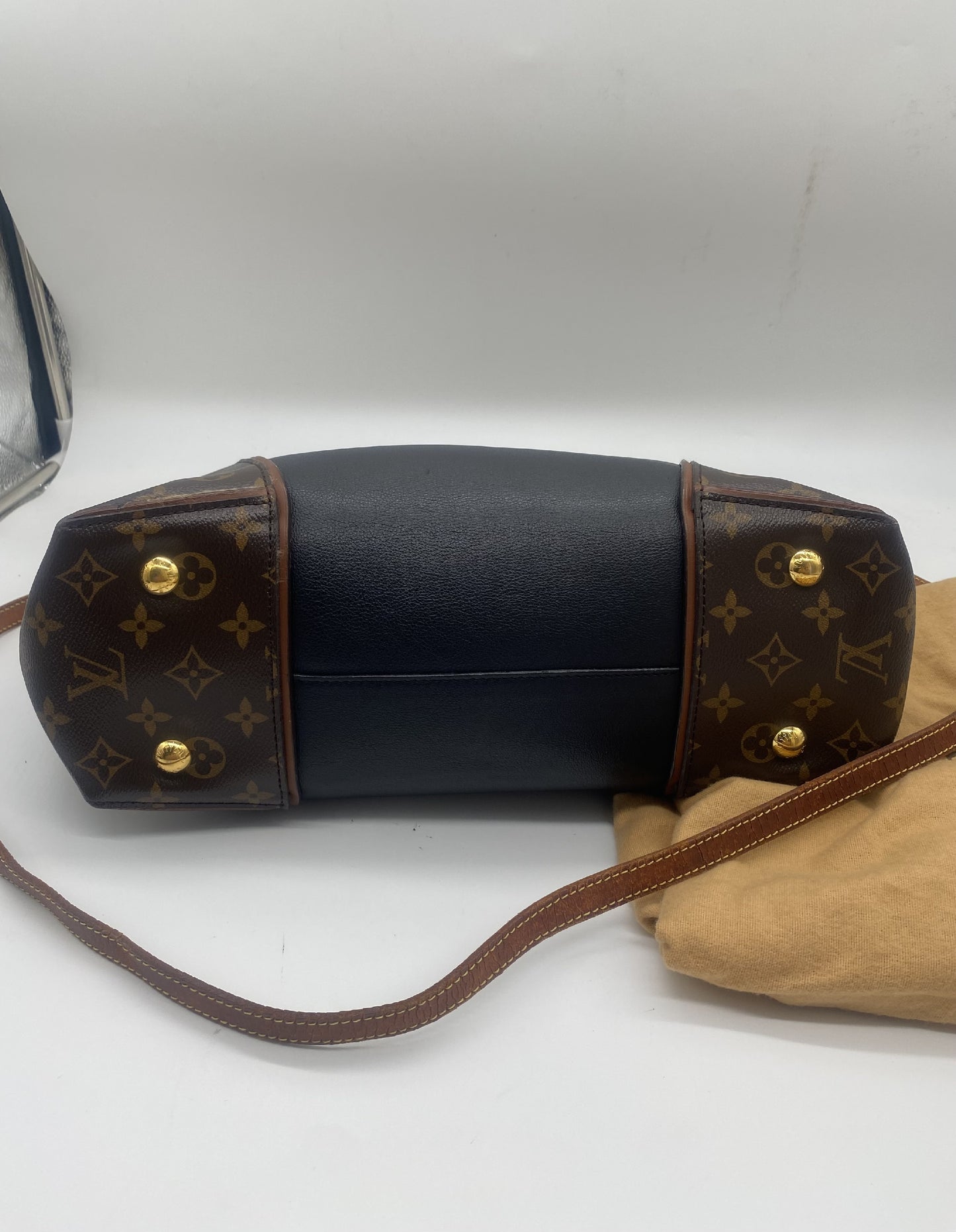 LOUIS VUITTON Tote W M40941 Monogram Brown TR2194 Strap. Shoulder Bag