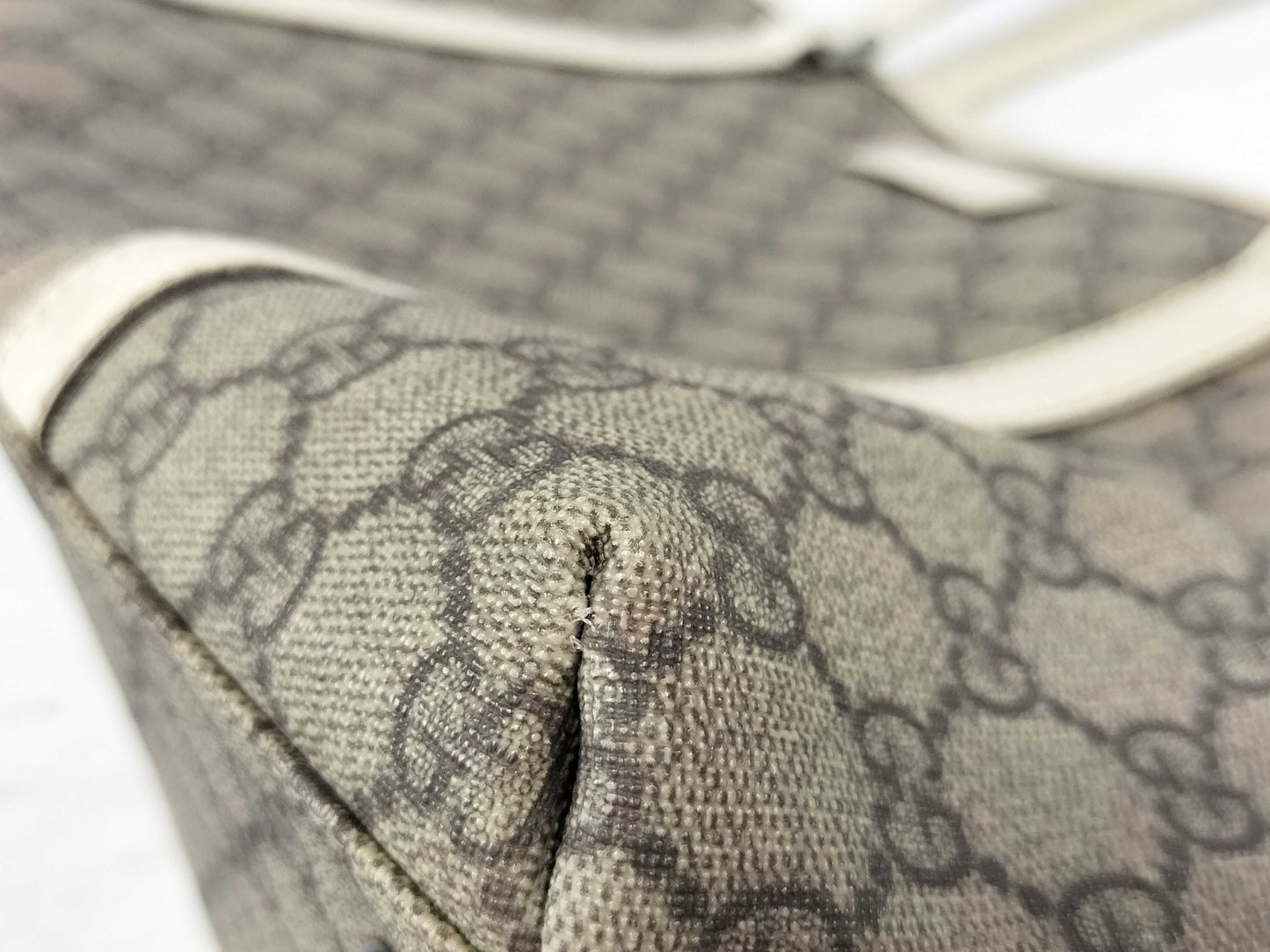 GUCCI GG Supreme GUCCI GG pattern handbag PVC tote bag
