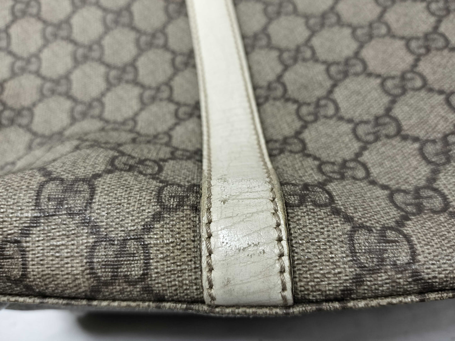 GUCCI GG Supreme GUCCI GG pattern handbag PVC tote bag