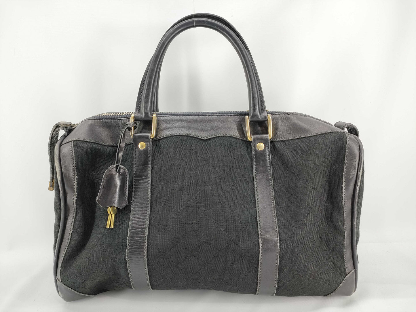 GUCCI GG Canvas Boston Bag