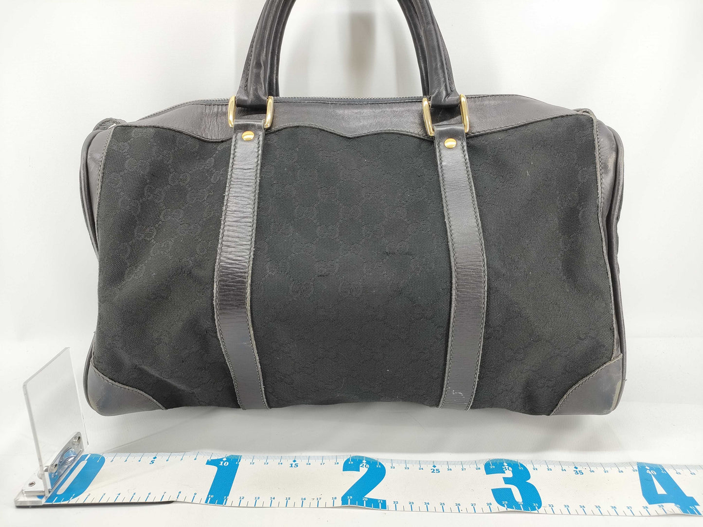 GUCCI GG Canvas Boston Bag