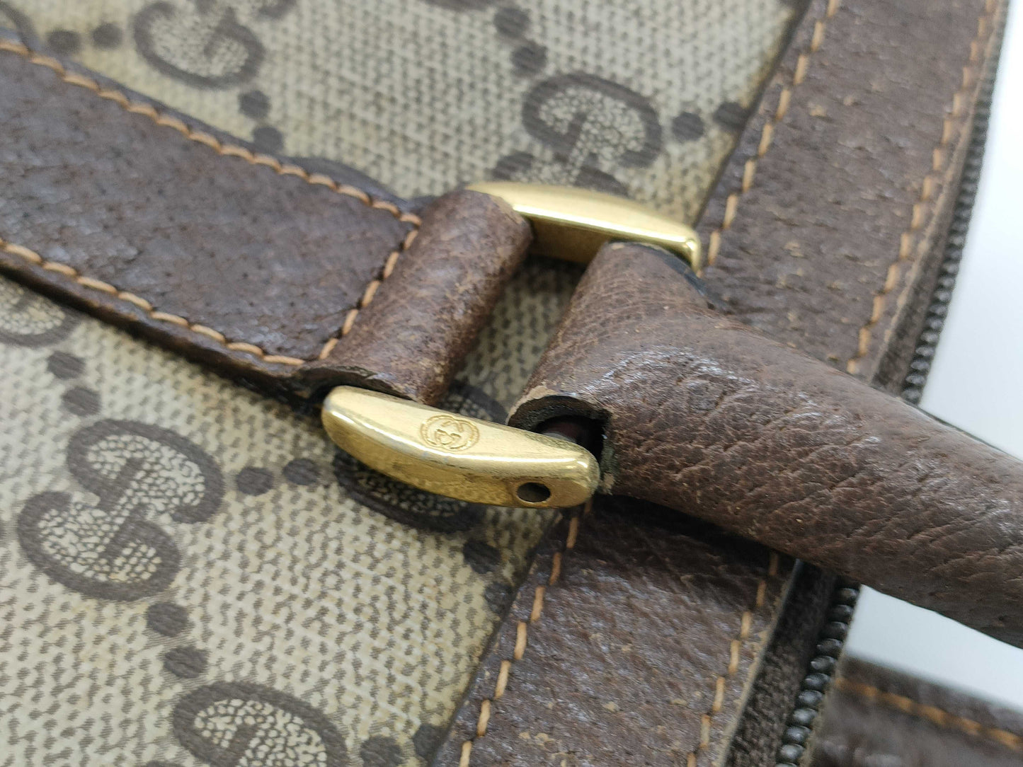 GUCCI GG Supreme Gucci Boston Bag Sherry Boston Bag