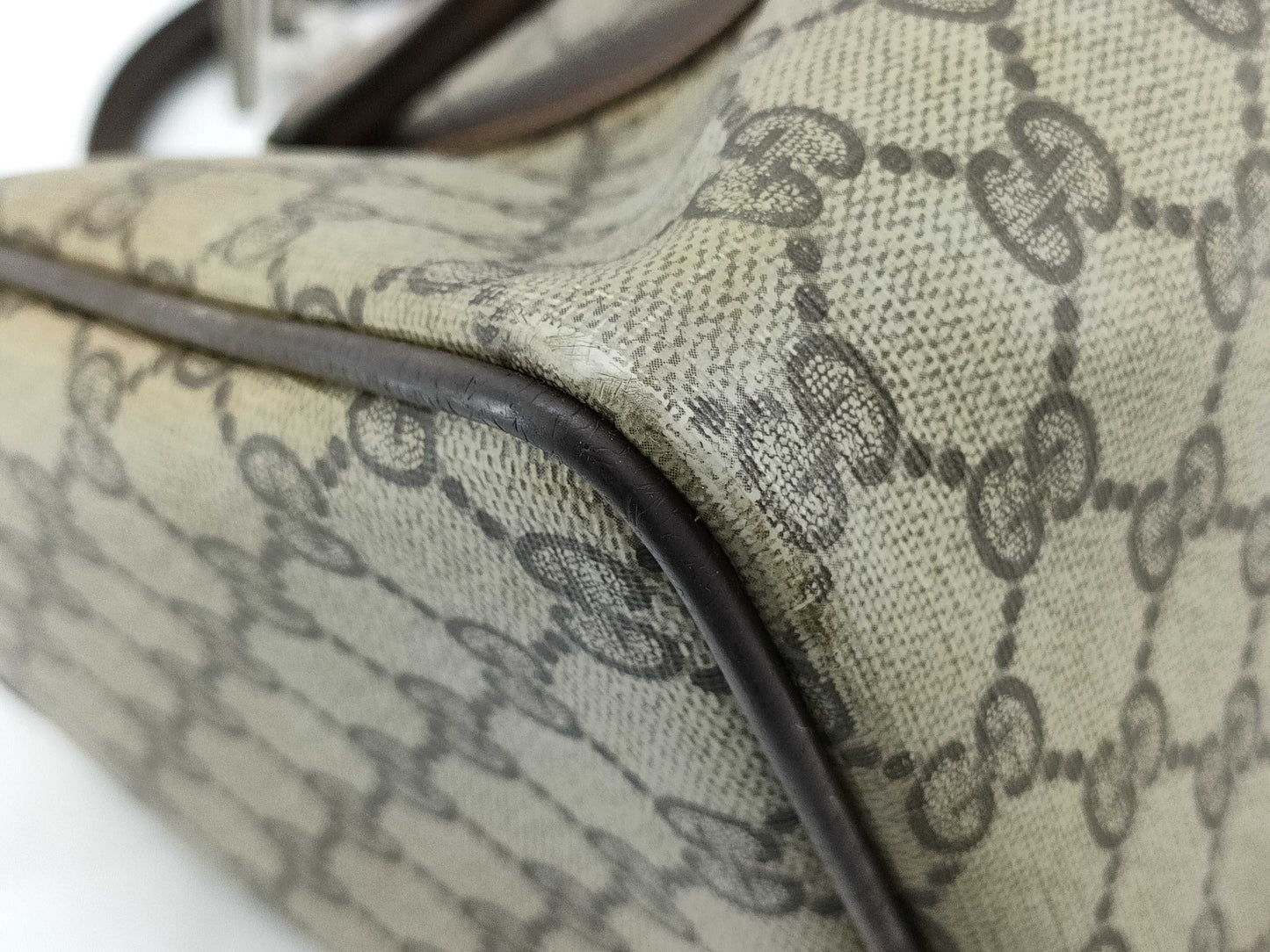 GUCCI GG Supreme Gucci Boston Bag Sherry Boston Bag