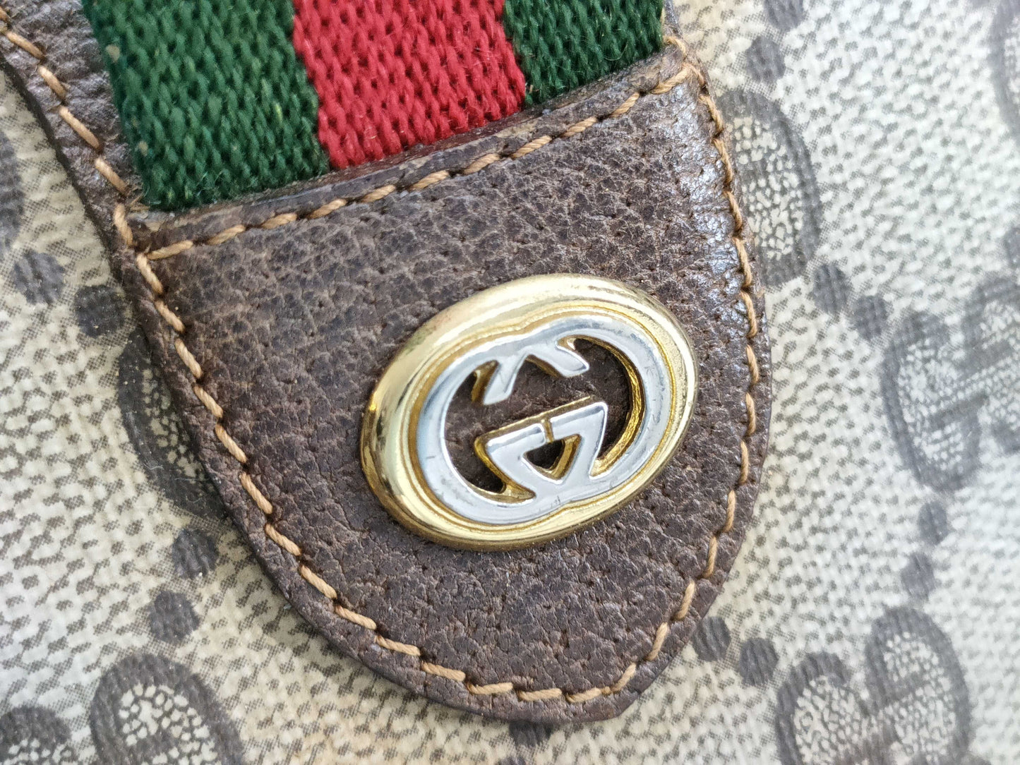 GUCCI GG Supreme Gucci Boston Bag Sherry Boston Bag