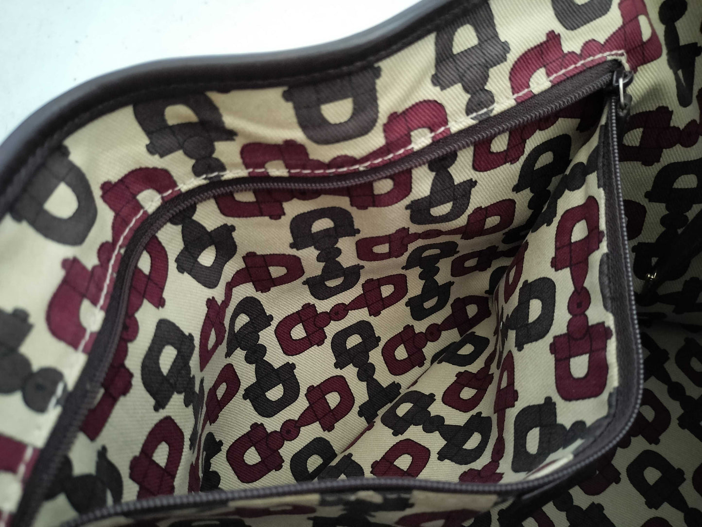 GUCCI Guccissima Leather GG Pattern Handbag Tote Bag 163805