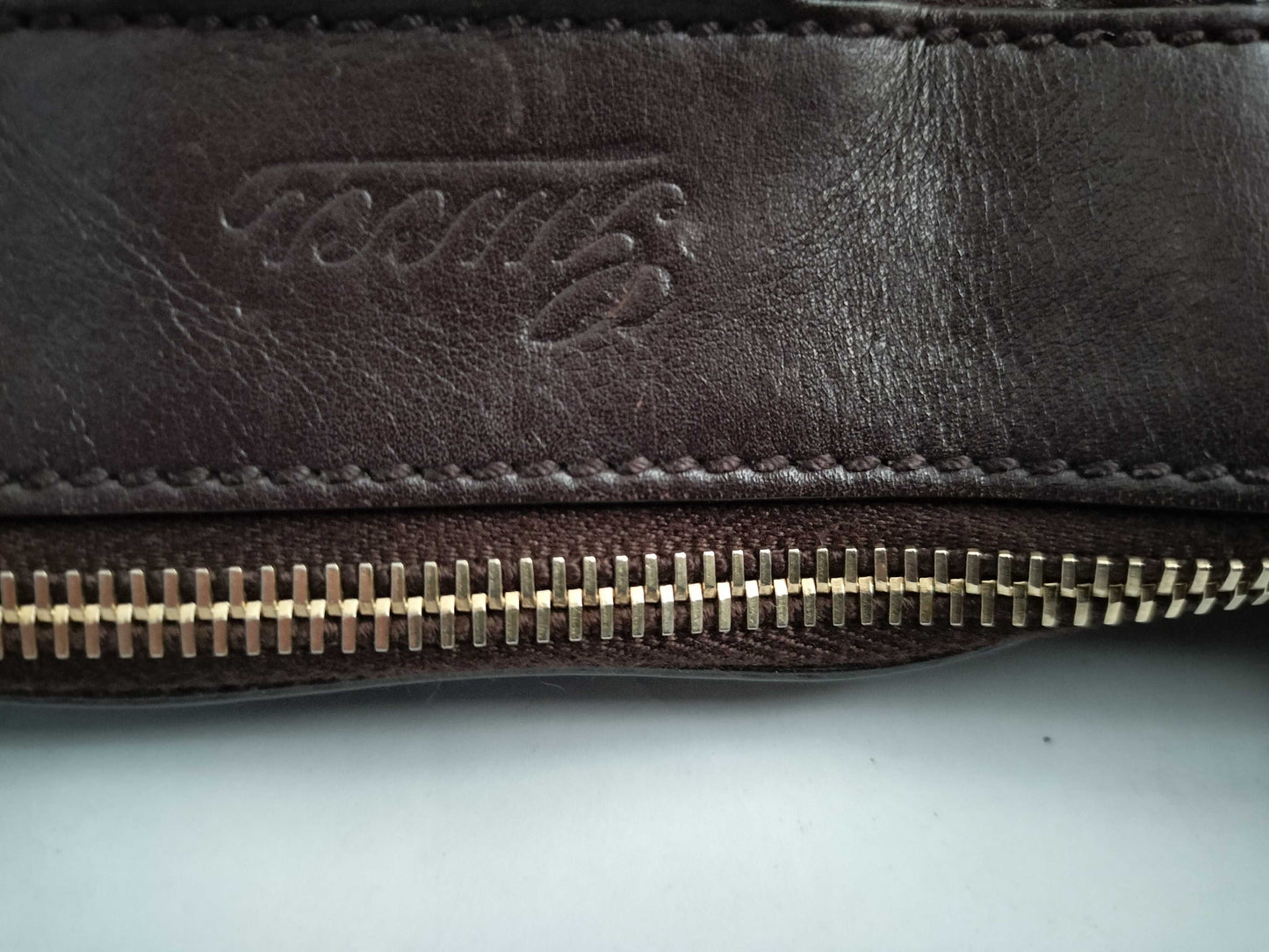 GUCCI Guccissima Leather Shoulder Bag with Abby Logo 203257