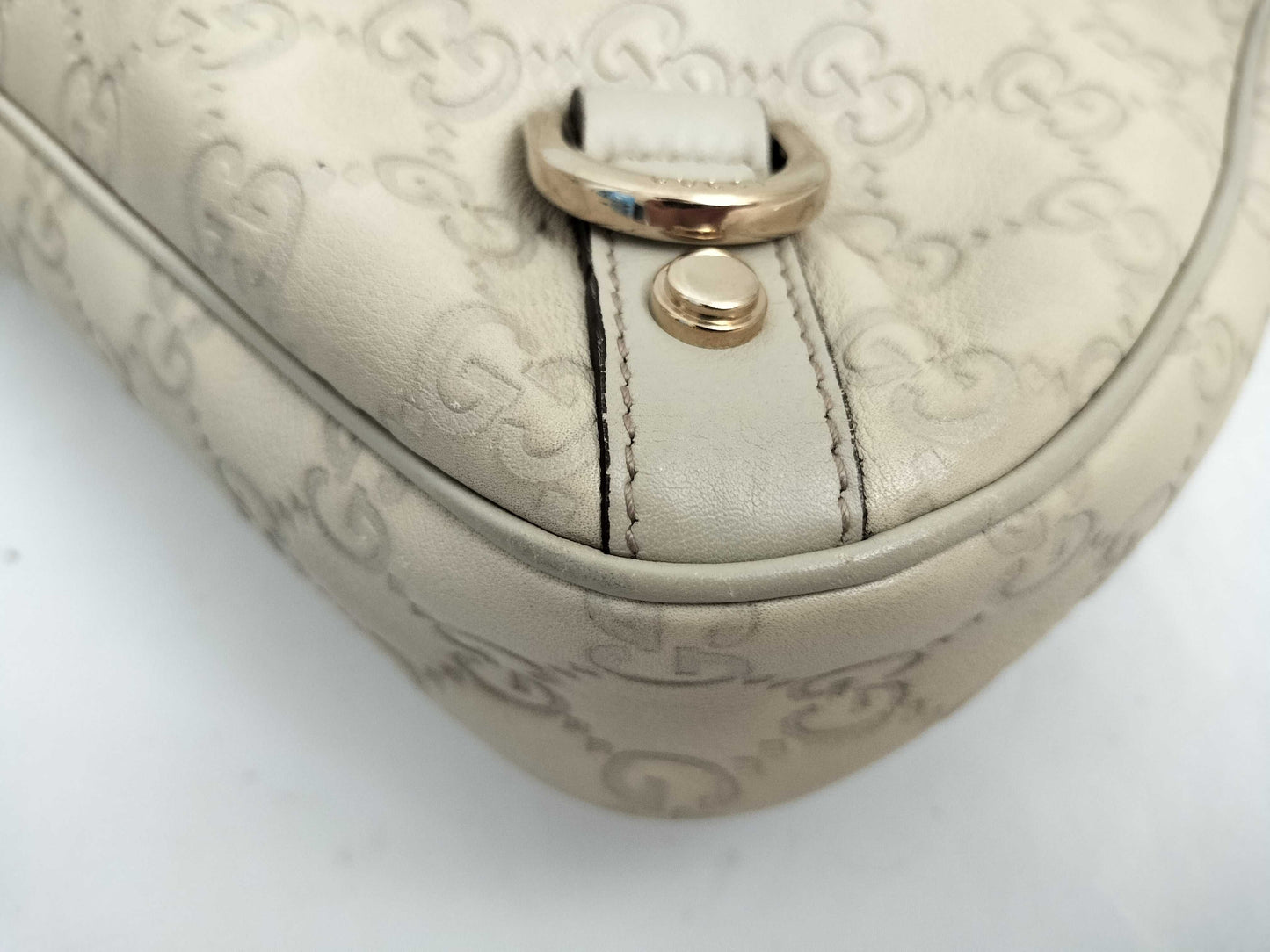 GUCCI Guccissima Leather GG Pattern Abby Shoulder Bag 130738