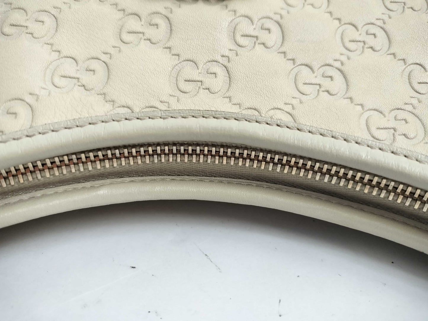 GUCCI Guccissima Leather GG Pattern Abby Shoulder Bag 130738