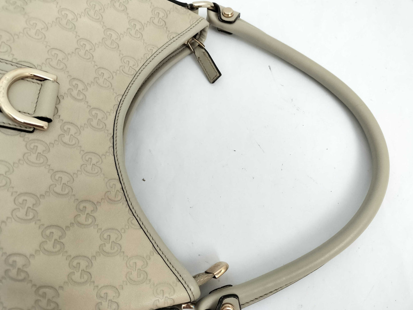 GUCCI Guccissima Leather GG Pattern Abby Shoulder Bag 130738