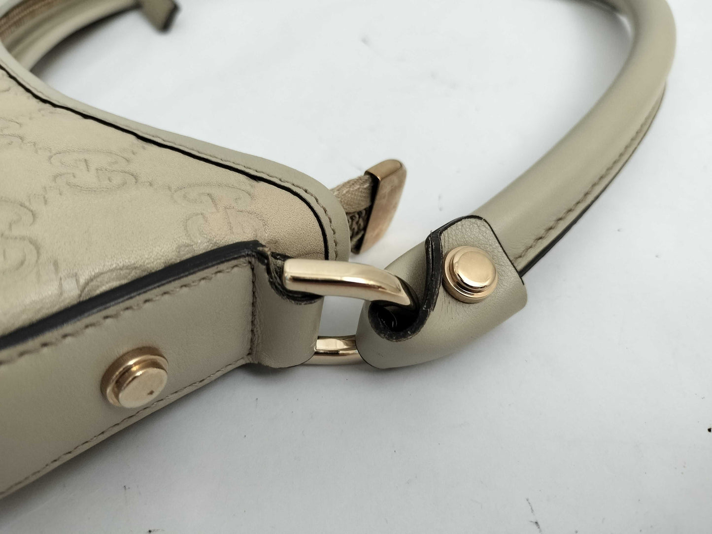 GUCCI Guccissima Leather GG Pattern Abby Shoulder Bag 130738