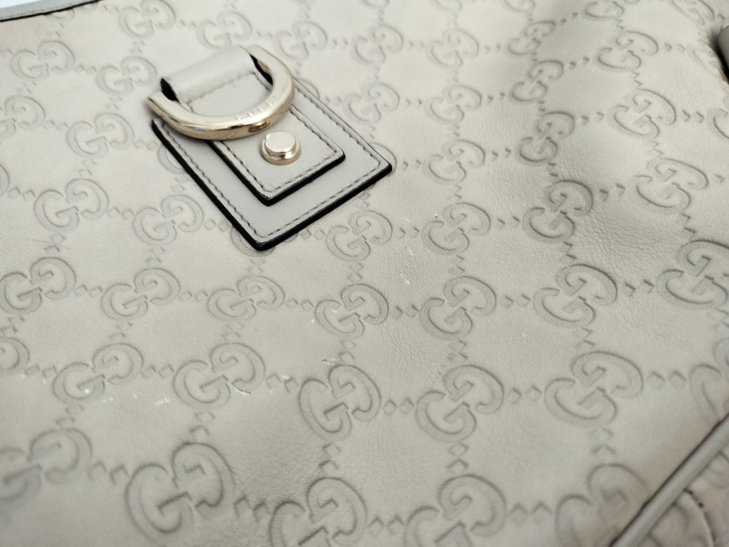 GUCCI Guccissima Leather GG Pattern Abby Shoulder Bag 130738