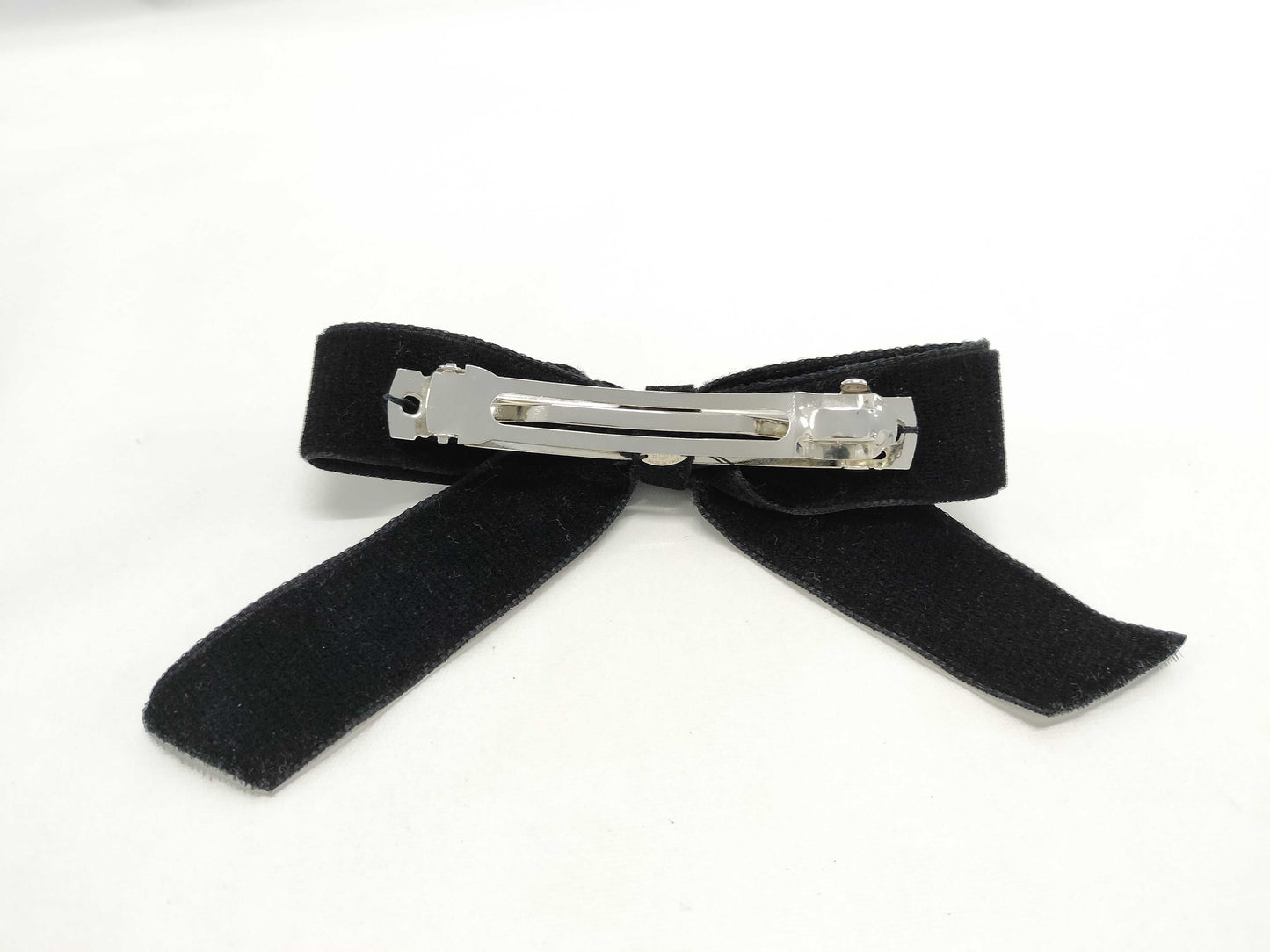 CHANEL CHANEL Barrette Ribbon Velvet Coco Mark Black 22B Hair Accessory Hair Accessory