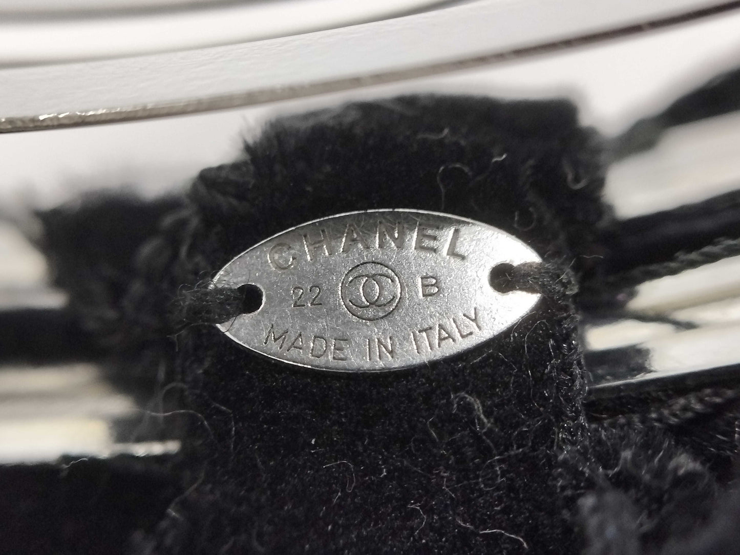 CHANEL CHANEL Barrette Ribbon Velvet Coco Mark Black 22B Hair Accessory Hair Accessory