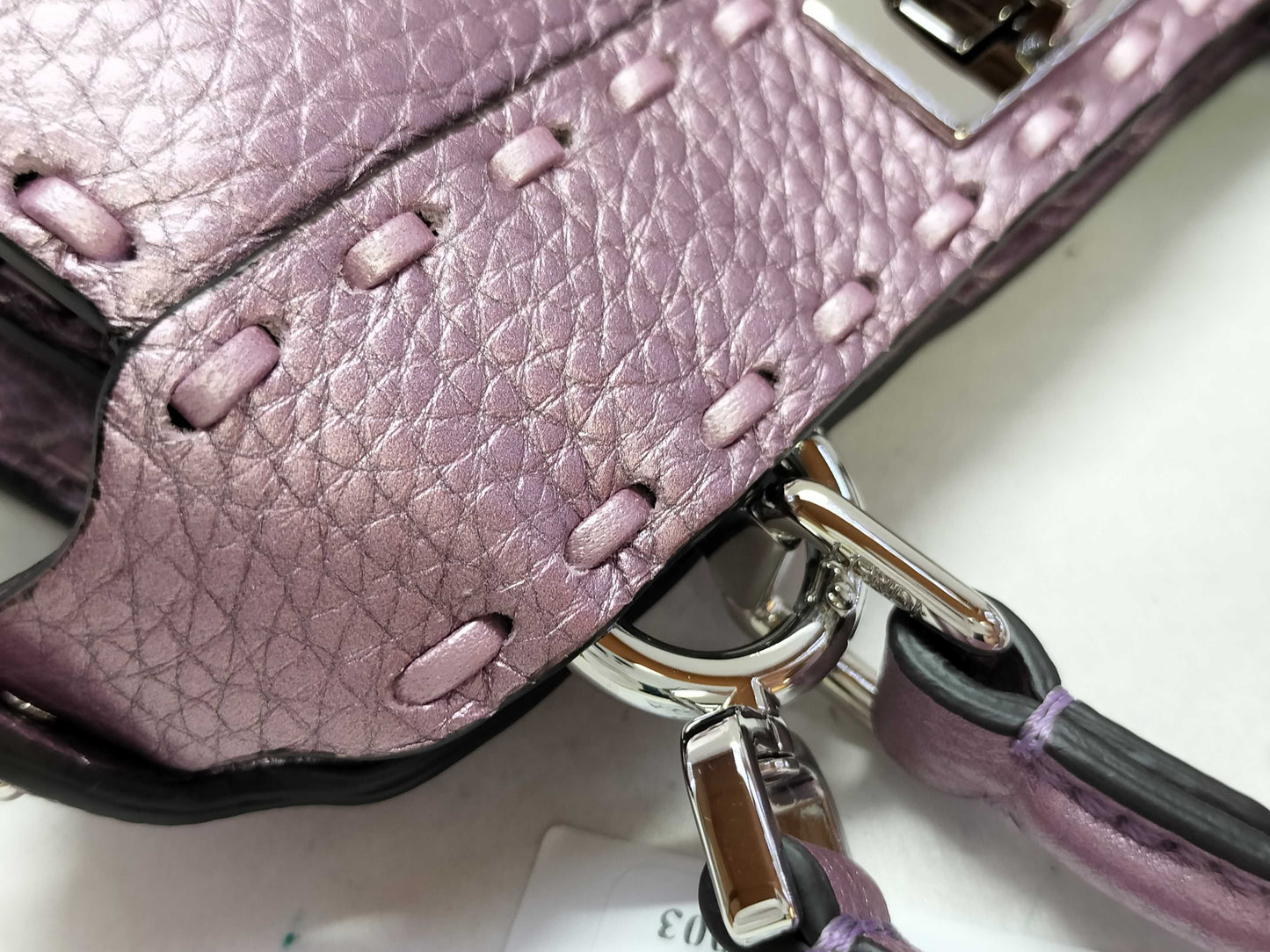 FENDI Peekaboo I.C.U. Mini Selleria 8BN335 Handbag