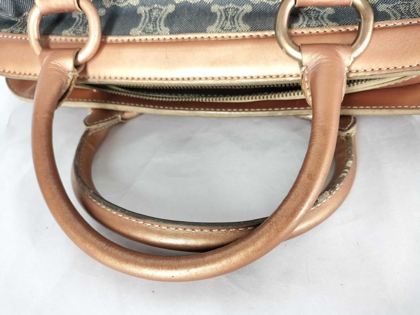 CELINE Paris Macadam Denim Handbag