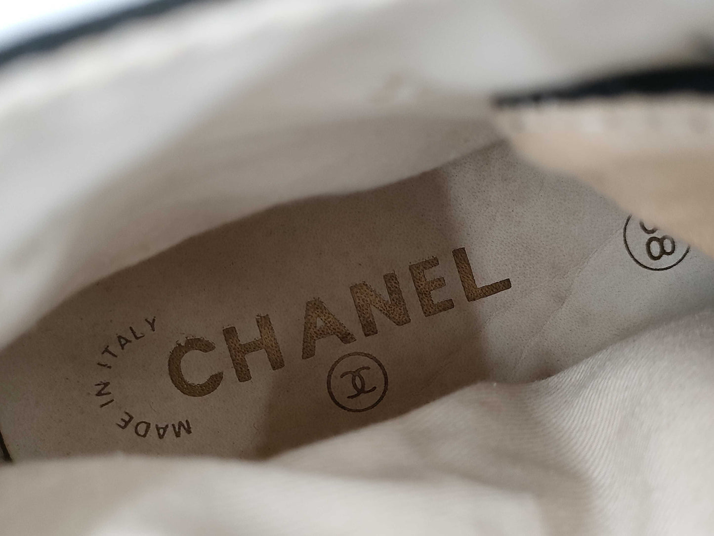 CHANEL Converse Basketball Shoes Size 38 Sneakers