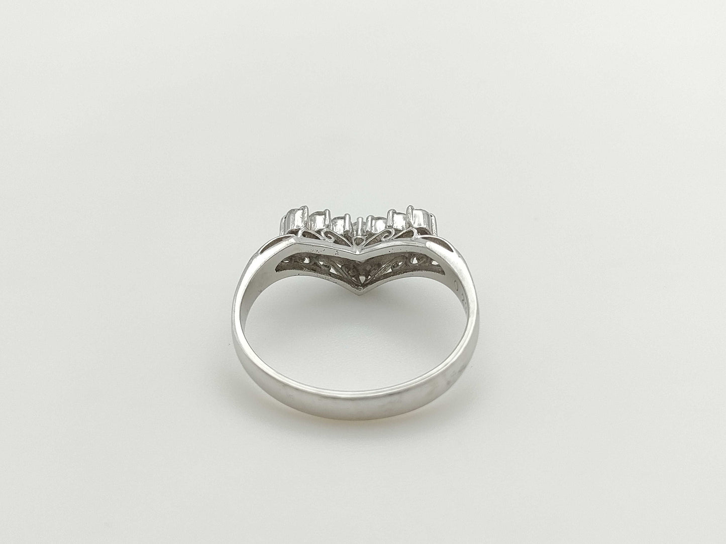 D0.23ct Pt900 4.0g Ring