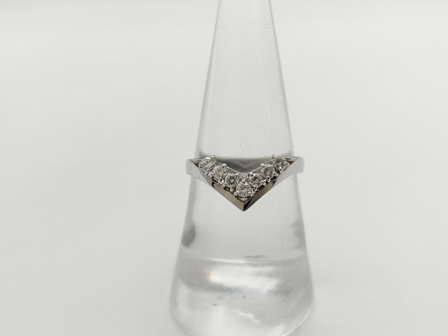 D0.23ct Pt900 4.0g Ring