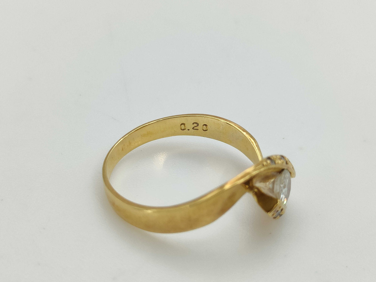D0.20ct K18 2.5g Ring