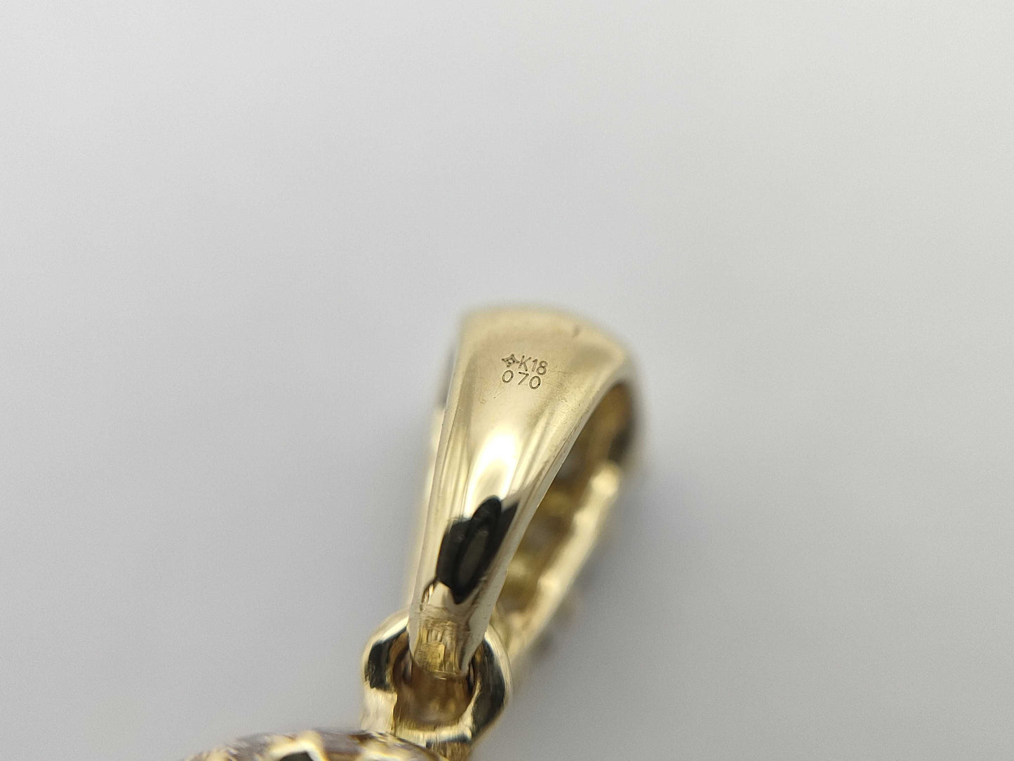 D0.70ct K18 1.5g Pendant Top