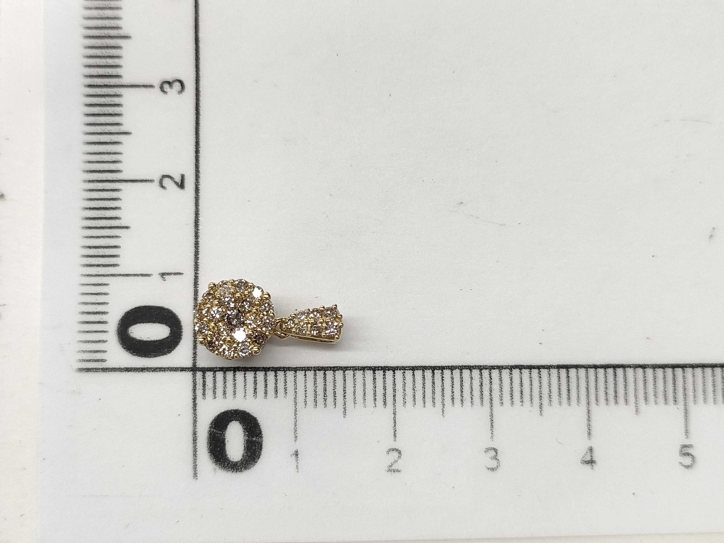 D0.70ct K18 1.5g Pendant Top