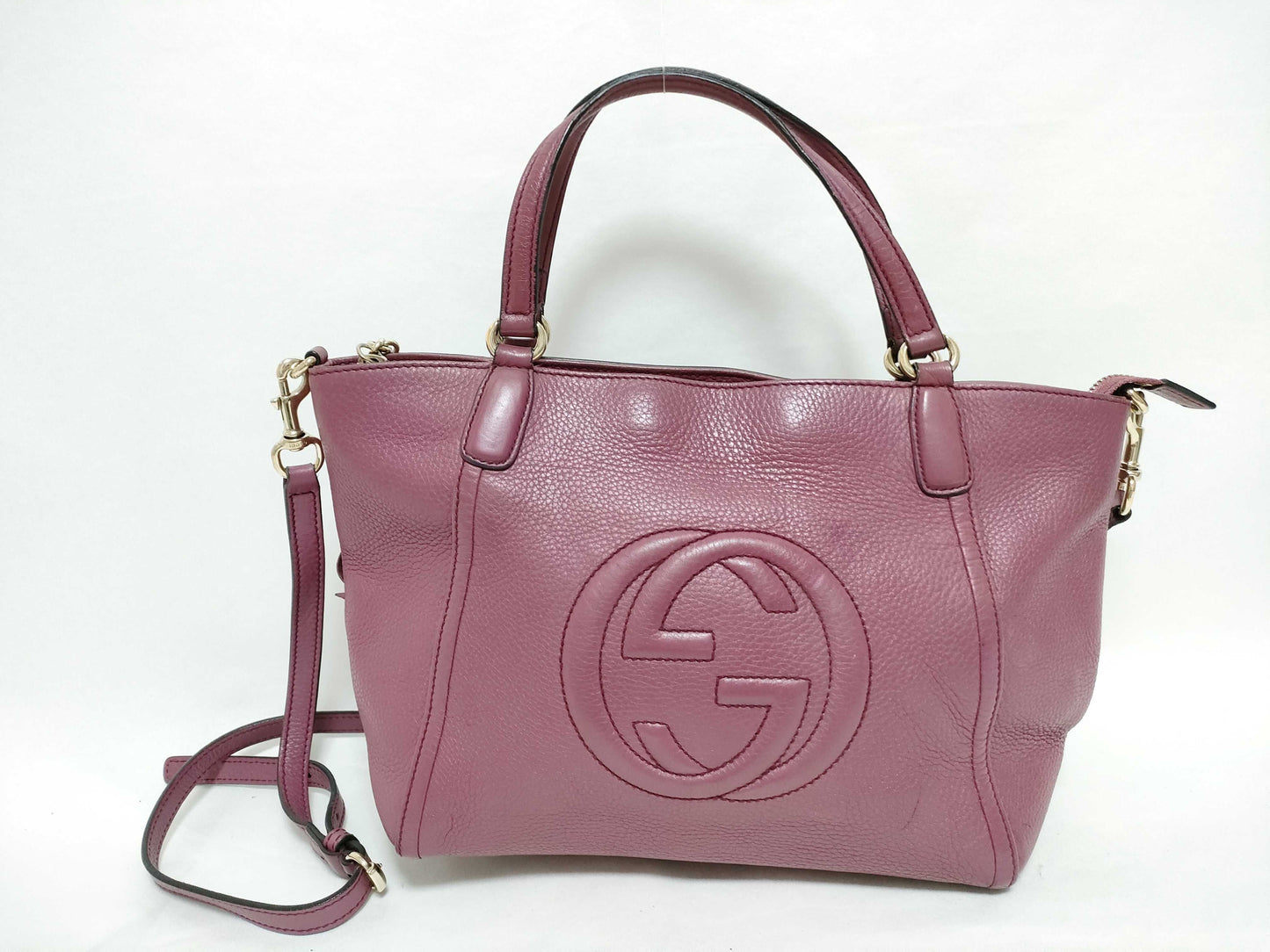 GUCCI Soho GUCCI Tote Purple Handbag