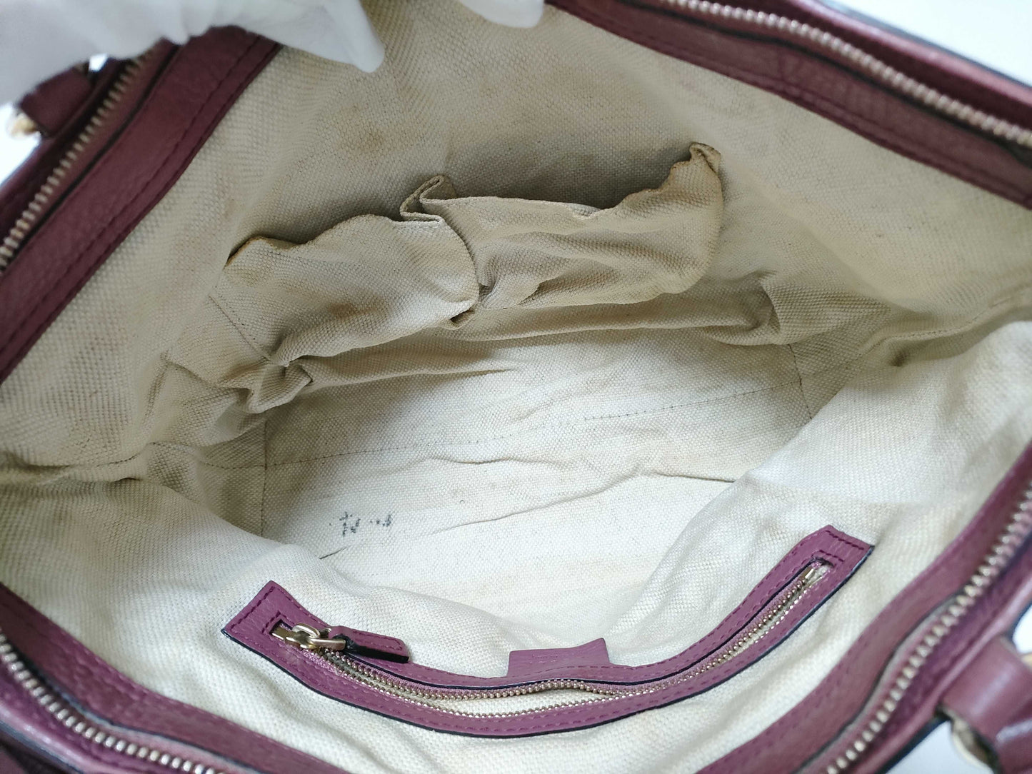 GUCCI Soho GUCCI Tote Purple Handbag