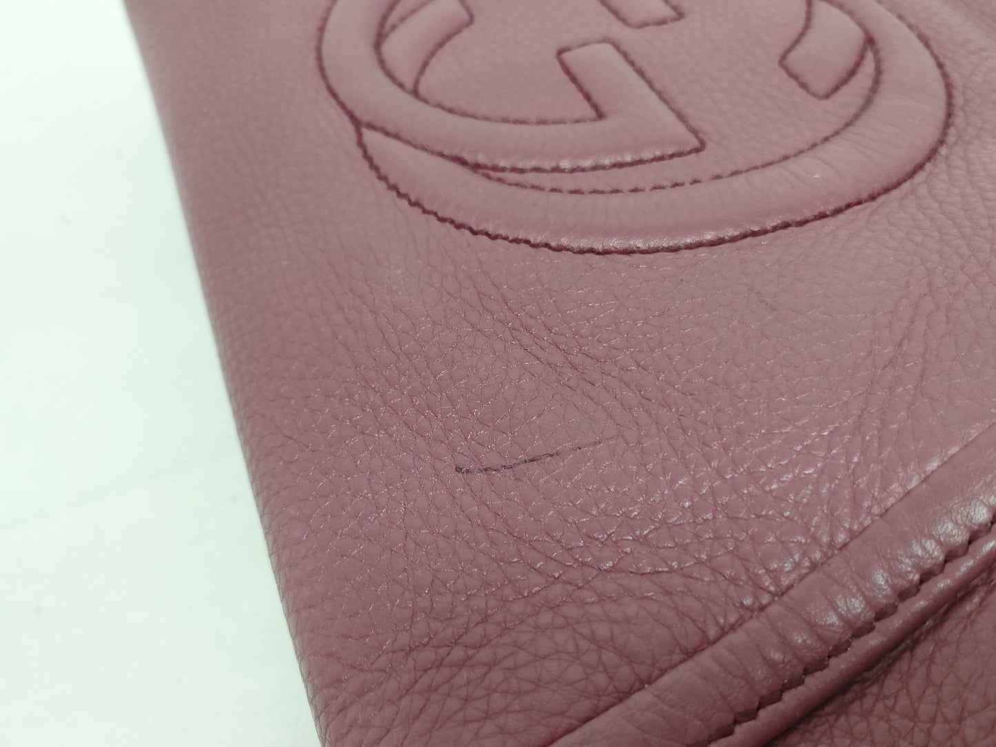 GUCCI Soho GUCCI Tote Purple Handbag