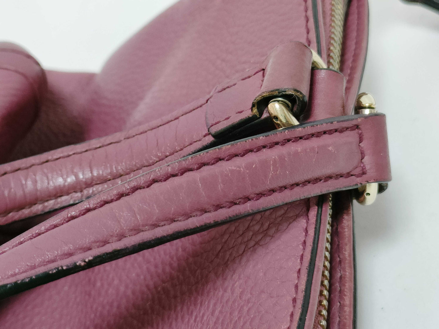 GUCCI Soho GUCCI Tote Purple Handbag