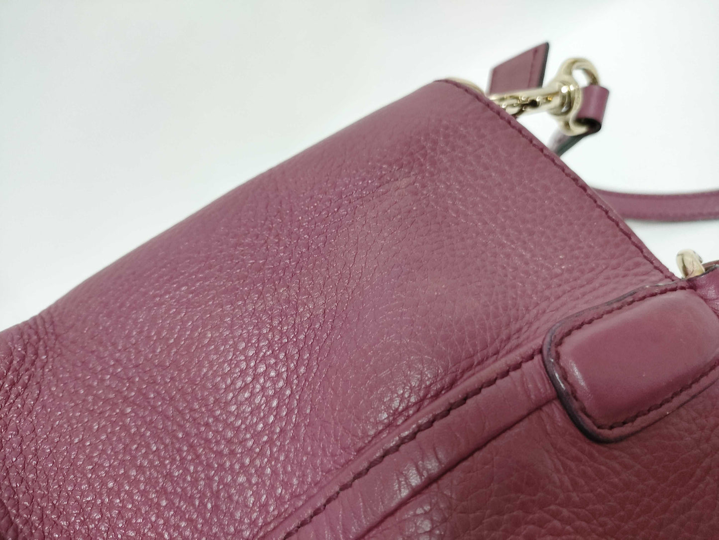 GUCCI Soho GUCCI Tote Purple Handbag