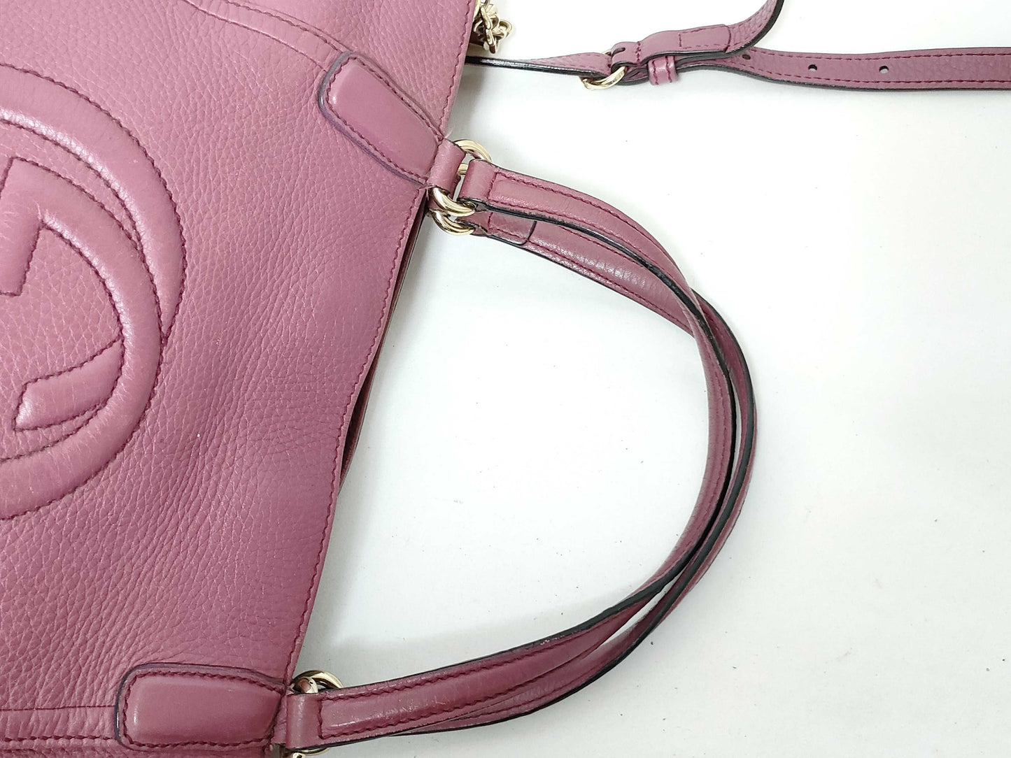 GUCCI Soho GUCCI Tote Purple Handbag