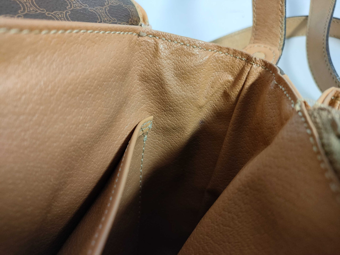 CELINE Macadam Shoulder Bag with Hardware