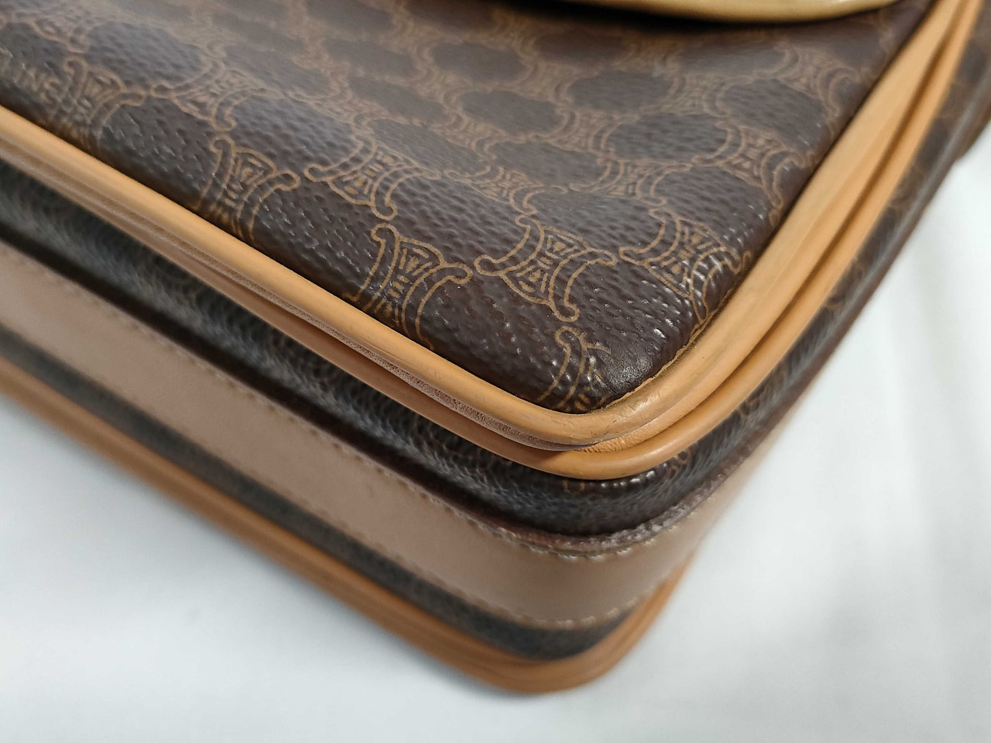 CELINE Macadam Shoulder Bag with Hardware