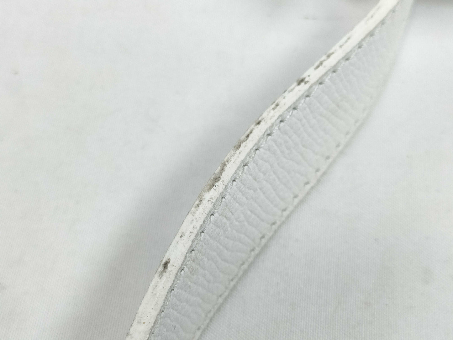 Dior PVC Old Shoulder Bag White