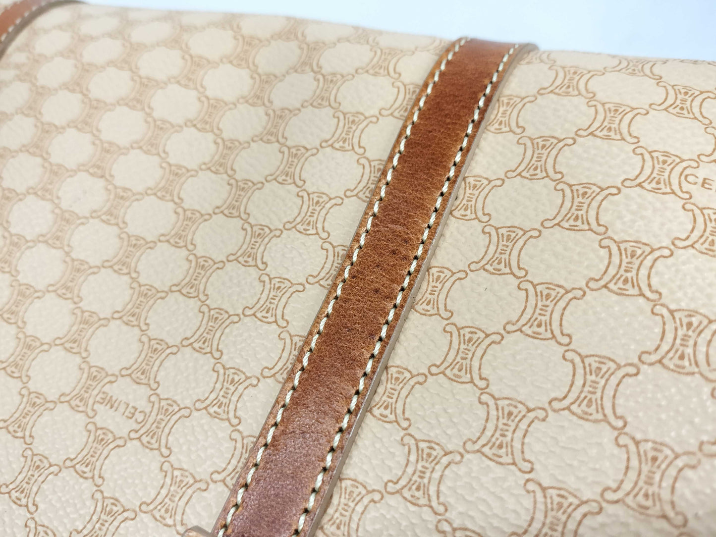 CELINE Macadam Mini Boston Shoulder Bag