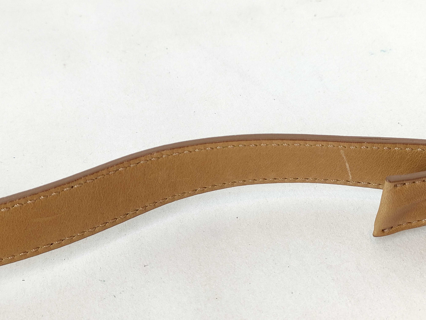 CELINE C Macadam Half Moon Shoulder Bag Handbag