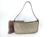CELINE C Macadam Shoulder Bag, Gray, Handbag