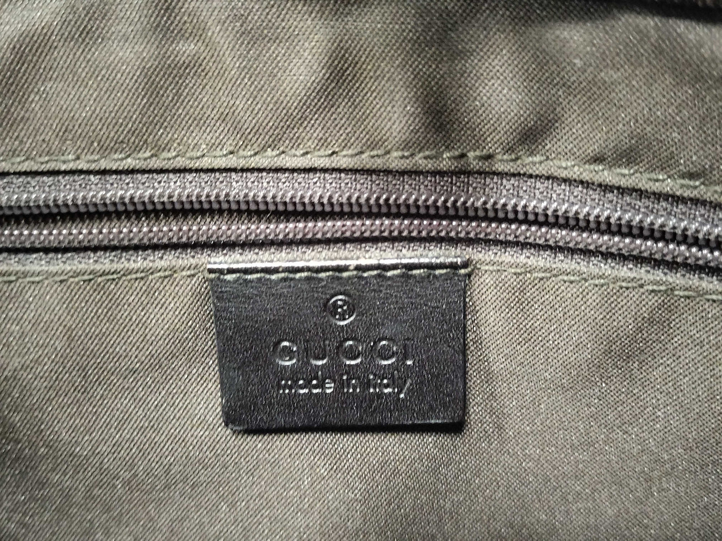 GUCCI Jackie Gucci GG Canvas Sherry Line Jackie Shoulder Bag