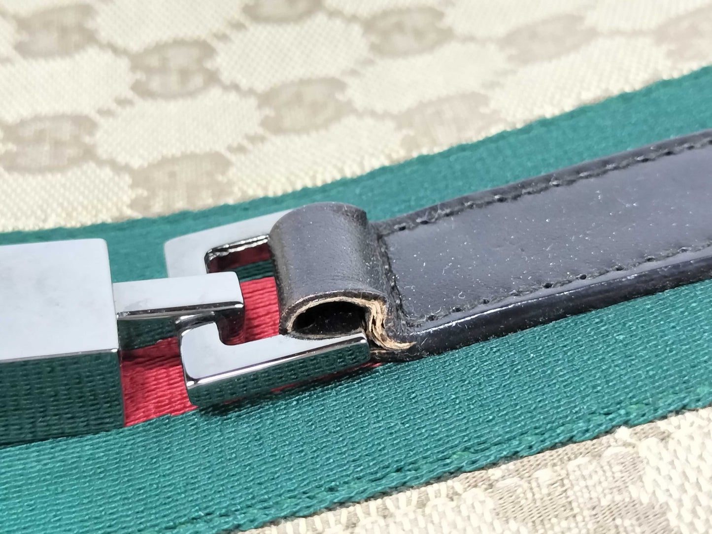 GUCCI Jackie Gucci GG Canvas Sherry Line Jackie Shoulder Bag