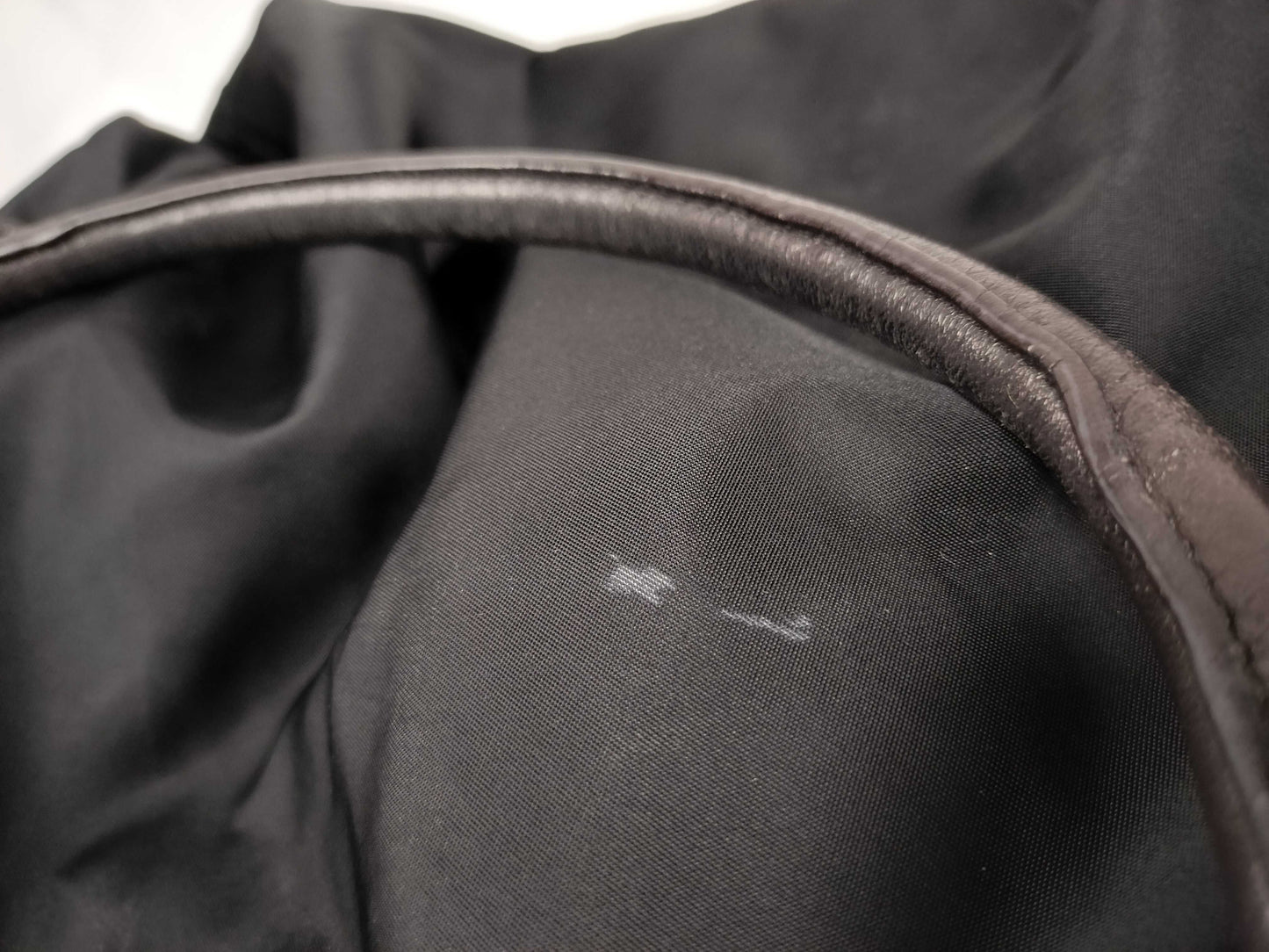 PRADA Nylon Prada Logo Jacquard 2-Way Shoulder Bag