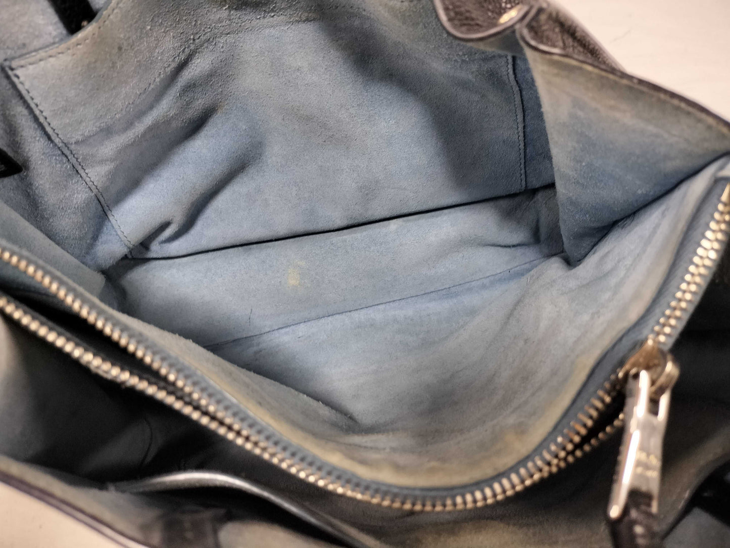 PRADA Etiquet Studded Tote Bag Shoulder Bag